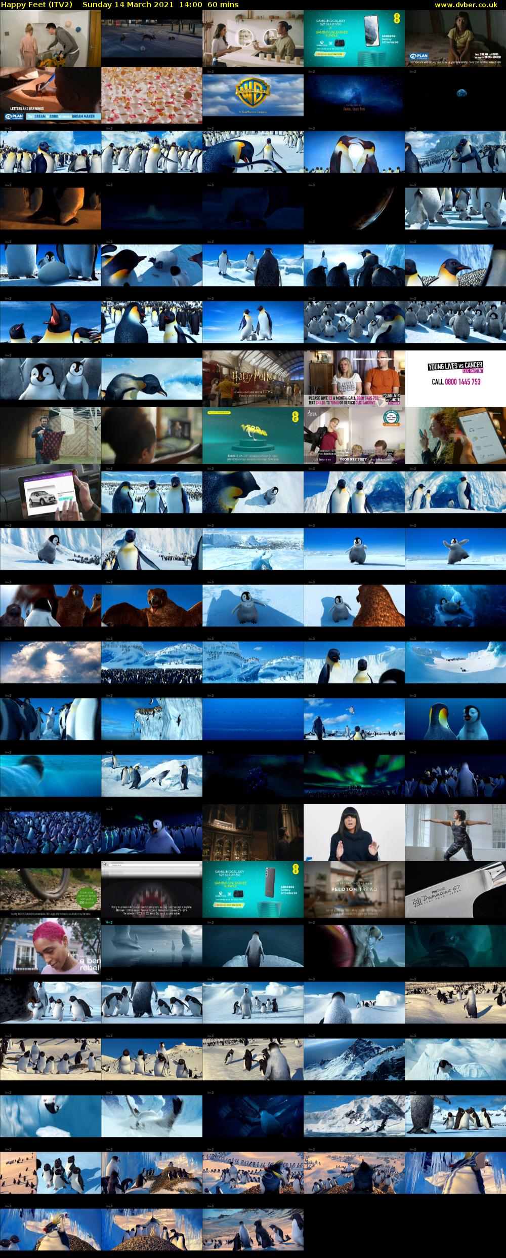 Happy Feet (ITV2) Sunday 14 March 2021 14:00 - 15:00
