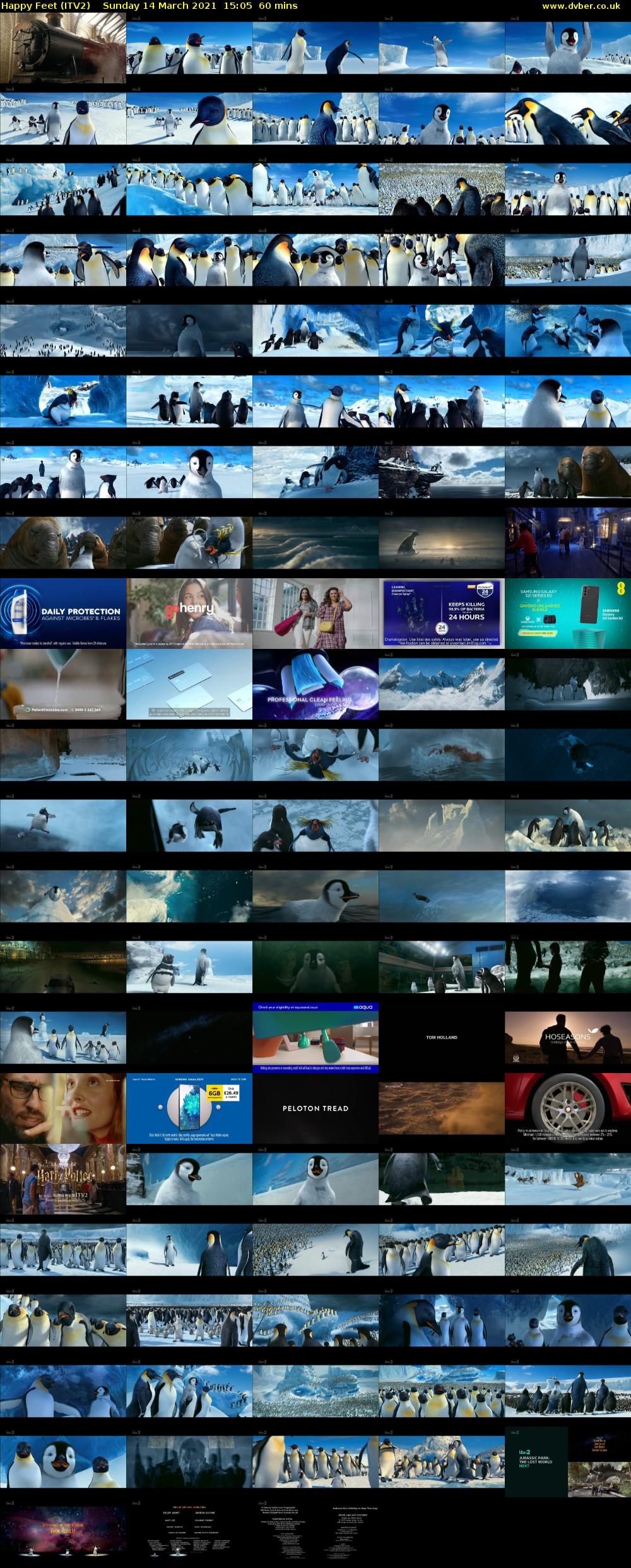 Happy Feet (ITV2) Sunday 14 March 2021 15:05 - 16:05