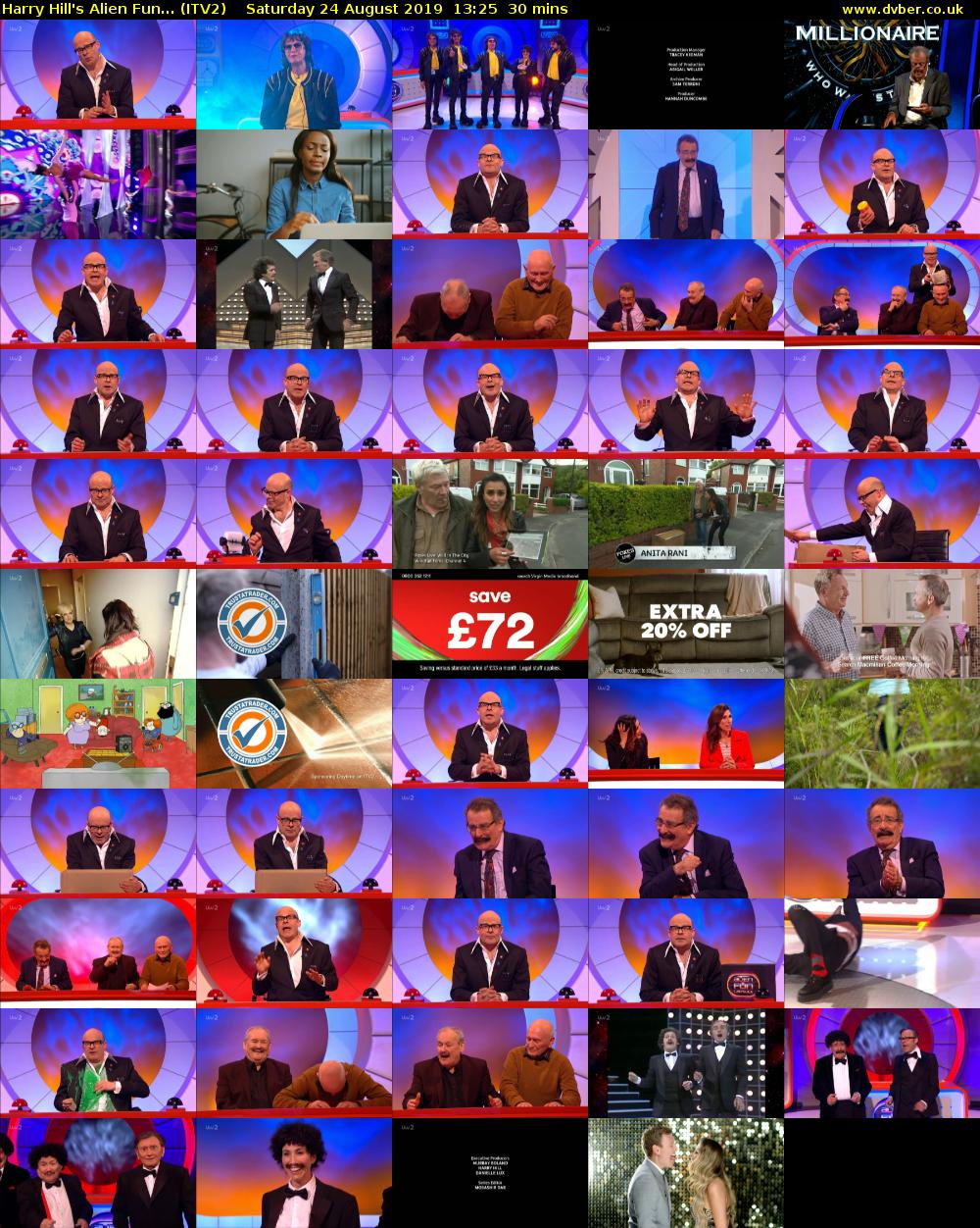 Harry Hill's Alien Fun... (ITV2) Saturday 24 August 2019 13:25 - 13:55