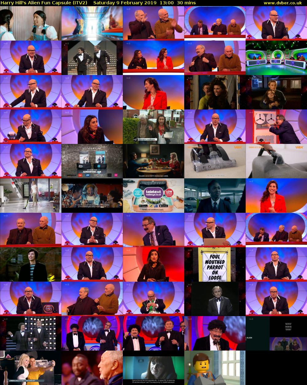 Harry Hill's Alien Fun Capsule (ITV2) Saturday 9 February 2019 13:00 - 13:30