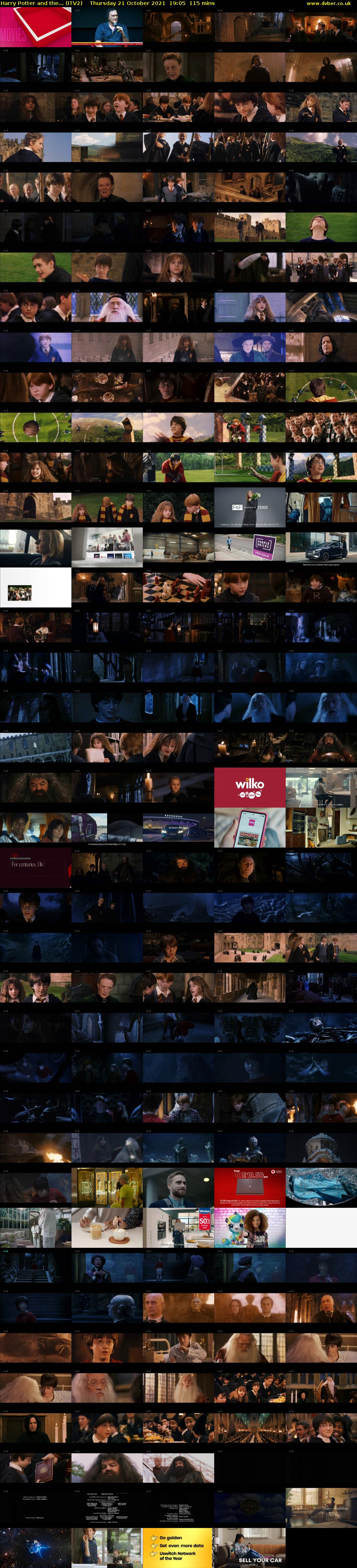 Harry Potter and the... (ITV2) Thursday 21 October 2021 19:05 - 21:00