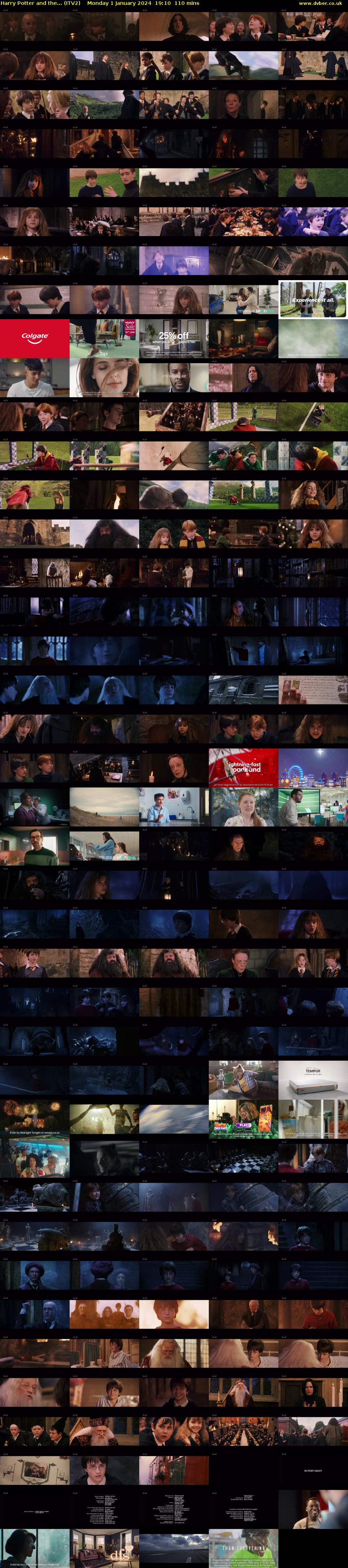 Harry Potter and the... (ITV2) Monday 1 January 2024 19:10 - 21:00