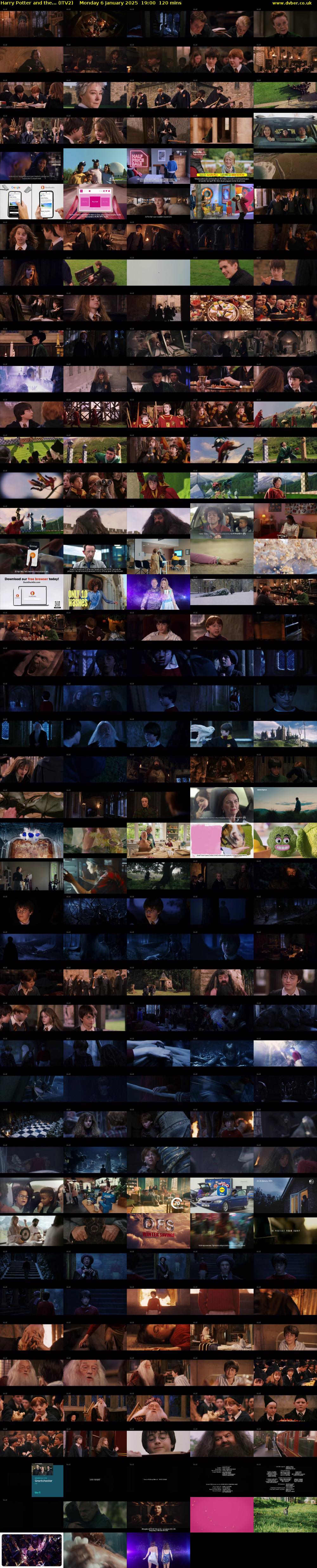 Harry Potter and the... (ITV2) Monday 6 January 2025 19:00 - 21:00