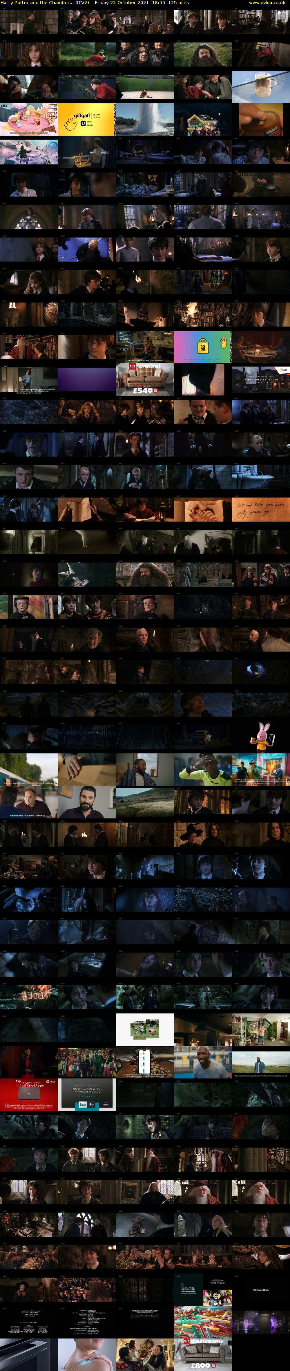 Harry Potter and the Chamber... (ITV2) Friday 22 October 2021 18:55 - 21:00