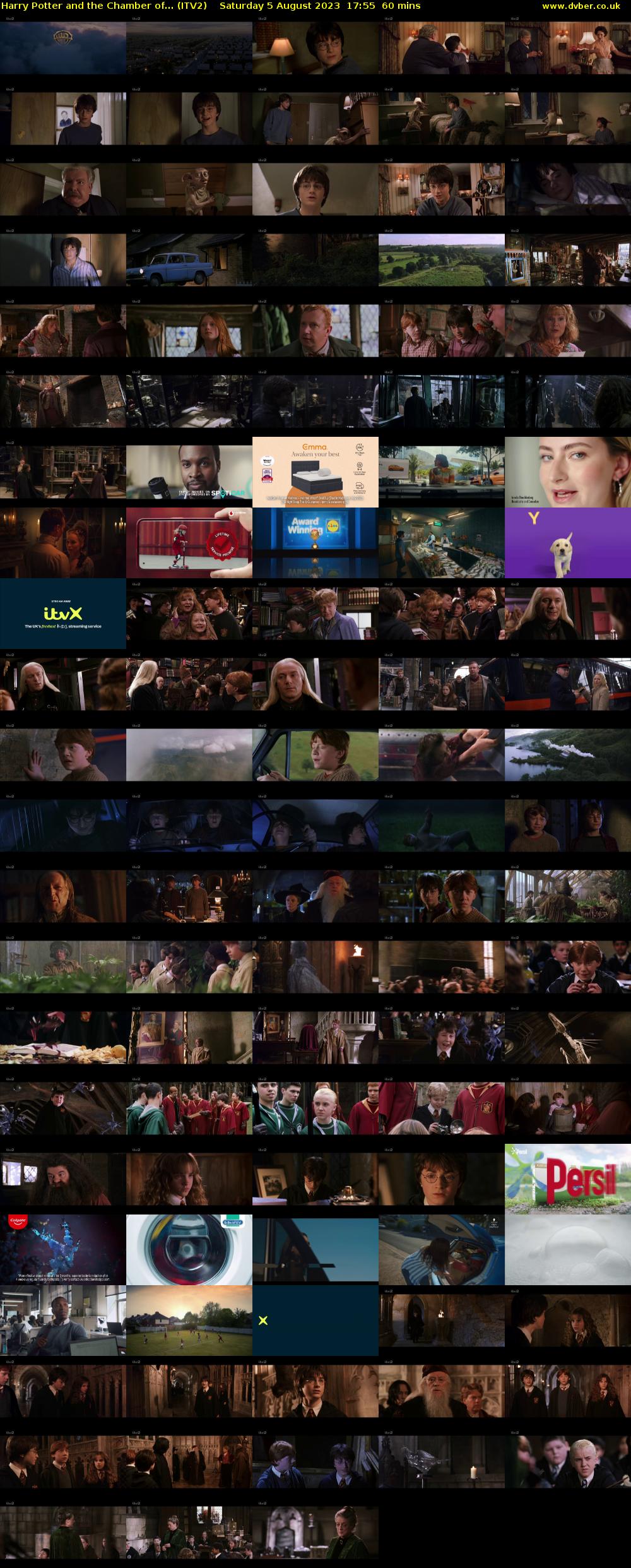 Harry Potter and the Chamber of... (ITV2) Saturday 5 August 2023 17:55 - 18:55