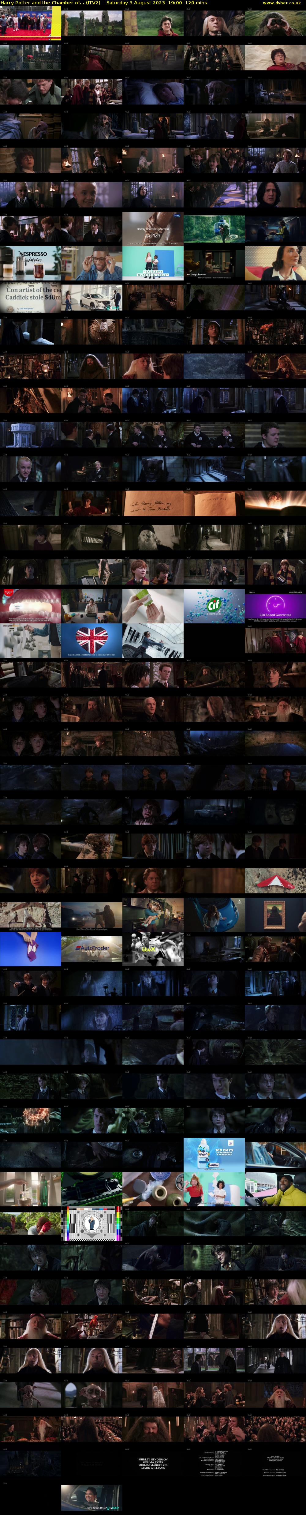 Harry Potter and the Chamber of... (ITV2) Saturday 5 August 2023 19:00 - 21:00