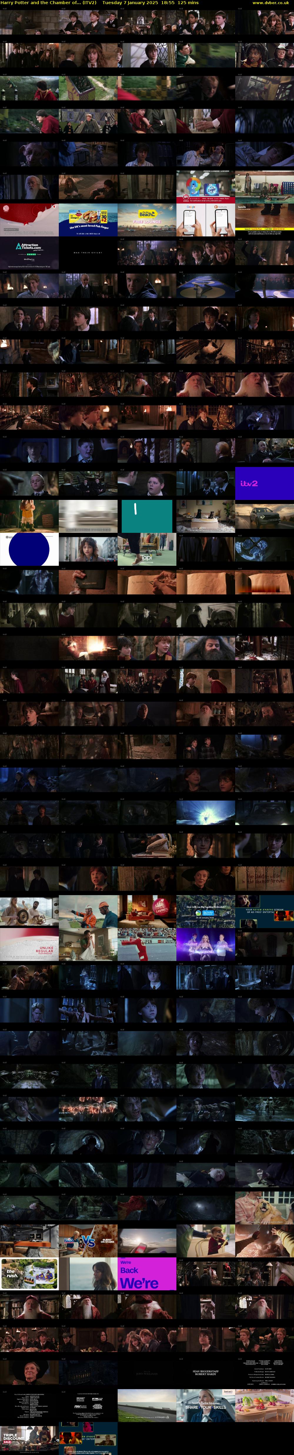Harry Potter and the Chamber of... (ITV2) Tuesday 7 January 2025 18:55 - 21:00