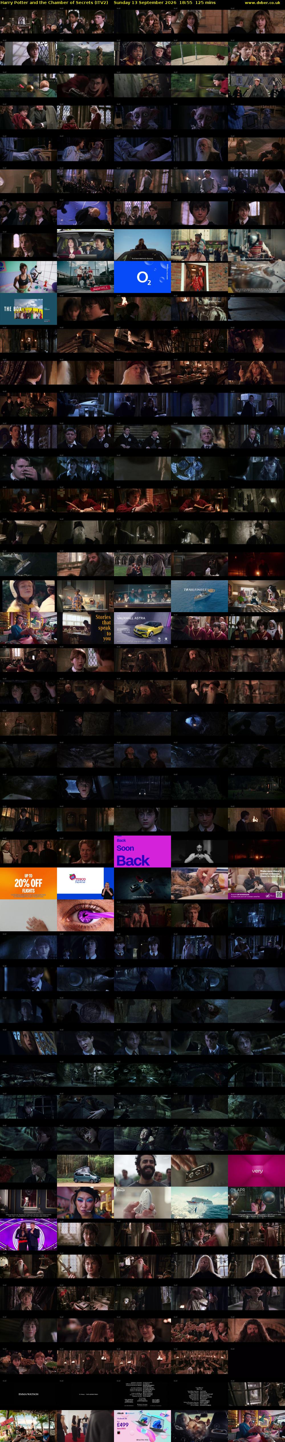 Harry Potter and the Chamber of Secrets (ITV2) Sunday 13 September 2026 18:55 - 21:00