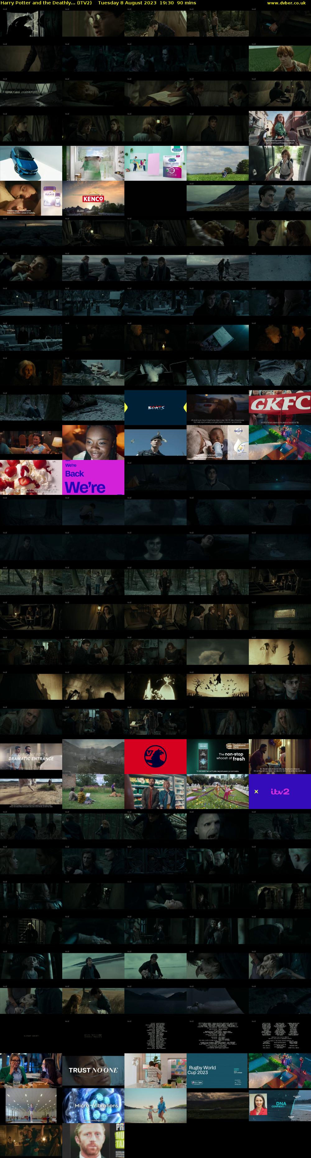 Harry Potter and the Deathly... (ITV2) Tuesday 8 August 2023 19:30 - 21:00