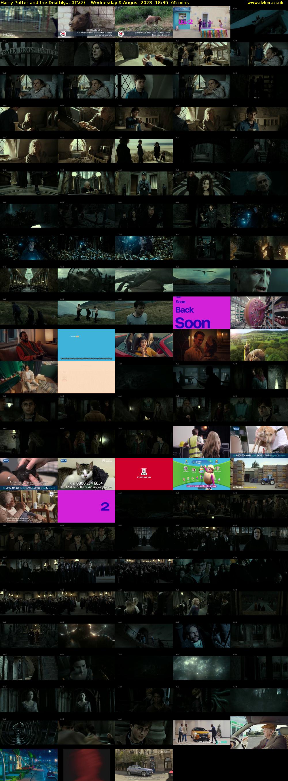 Harry Potter and the Deathly... (ITV2) Wednesday 9 August 2023 18:35 - 19:40