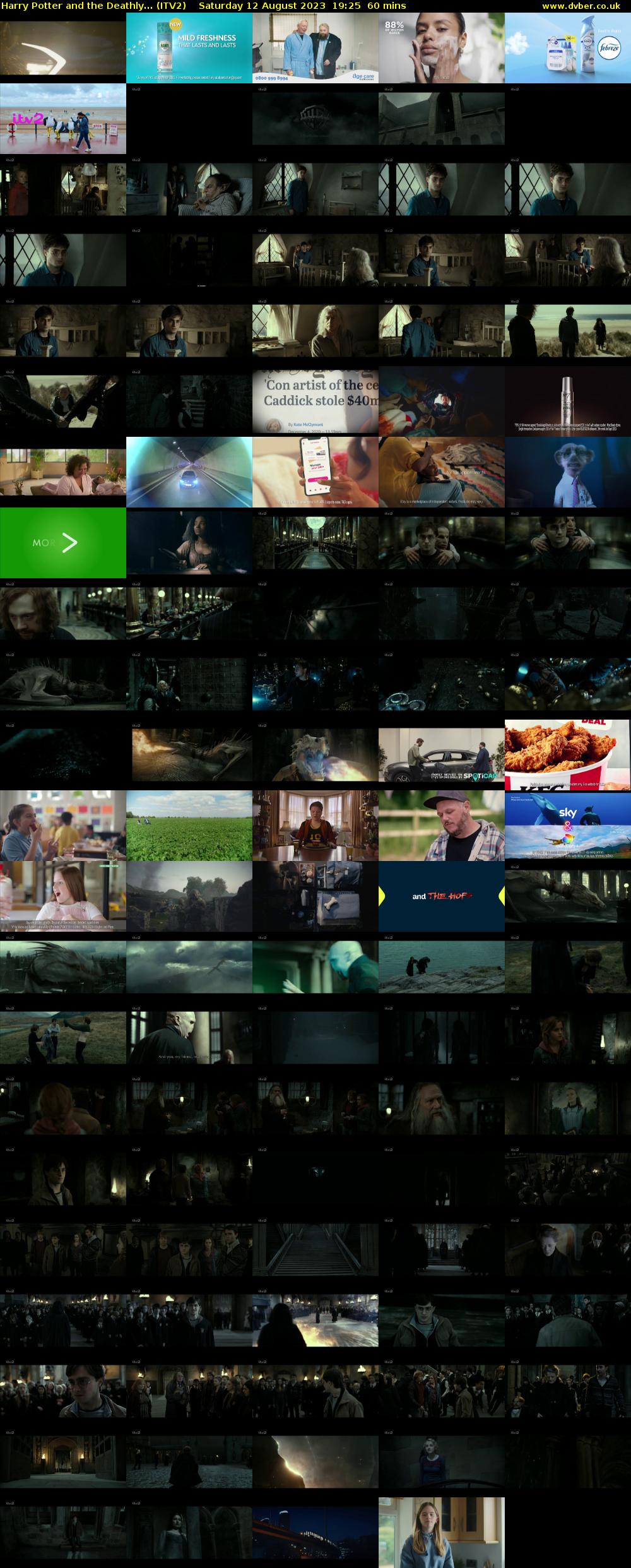 Harry Potter and the Deathly... (ITV2) Saturday 12 August 2023 19:25 - 20:25