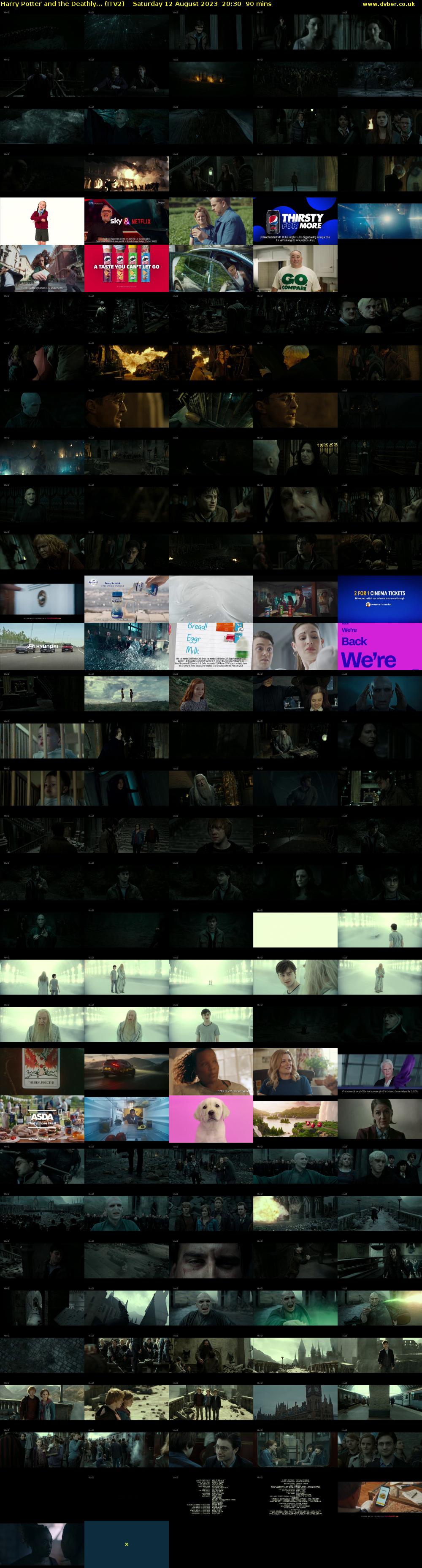 Harry Potter and the Deathly... (ITV2) Saturday 12 August 2023 20:30 - 22:00