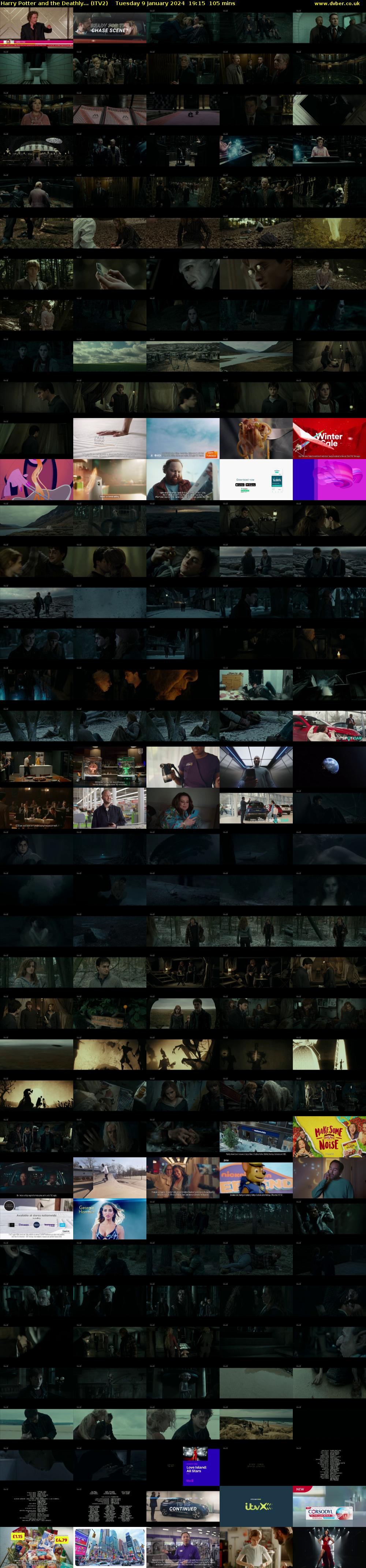 Harry Potter and the Deathly... (ITV2) Tuesday 9 January 2024 19:15 - 21:00