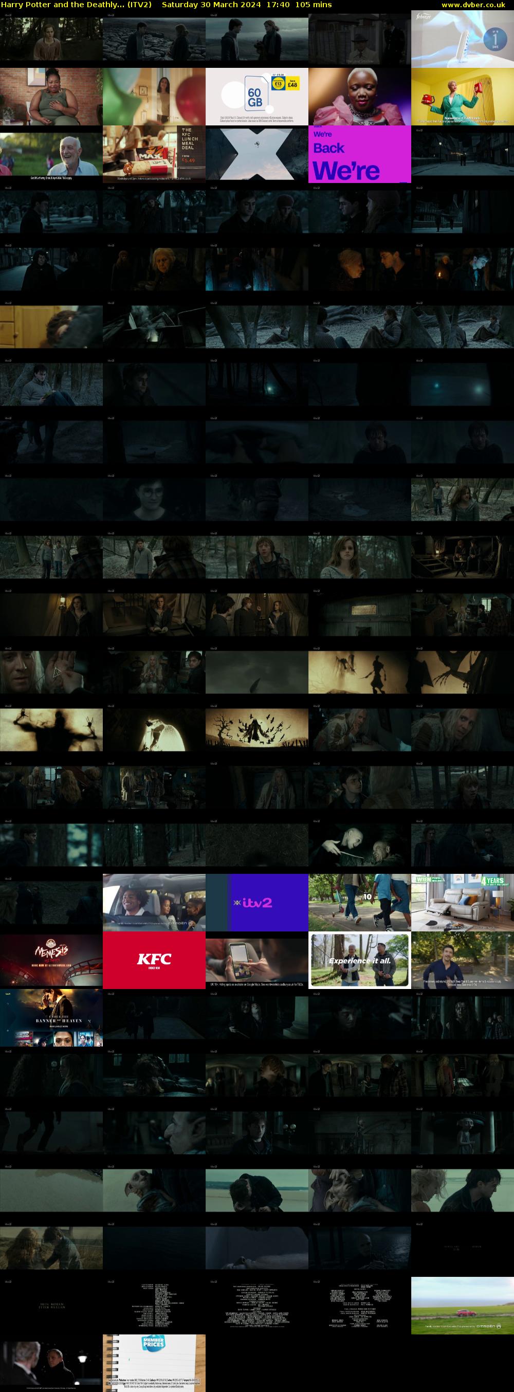 Harry Potter and the Deathly... (ITV2) Saturday 30 March 2024 17:40 - 19:25