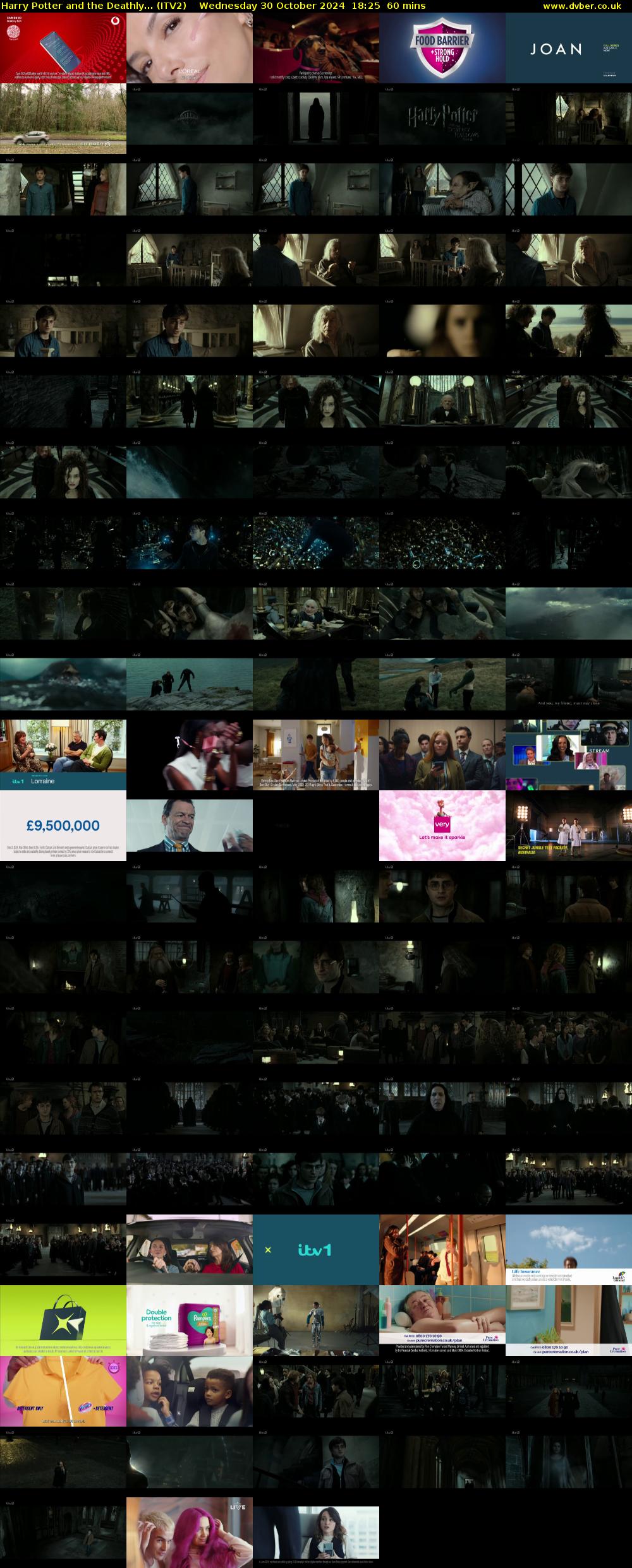 Harry Potter and the Deathly... (ITV2) Wednesday 30 October 2024 18:25 - 19:25