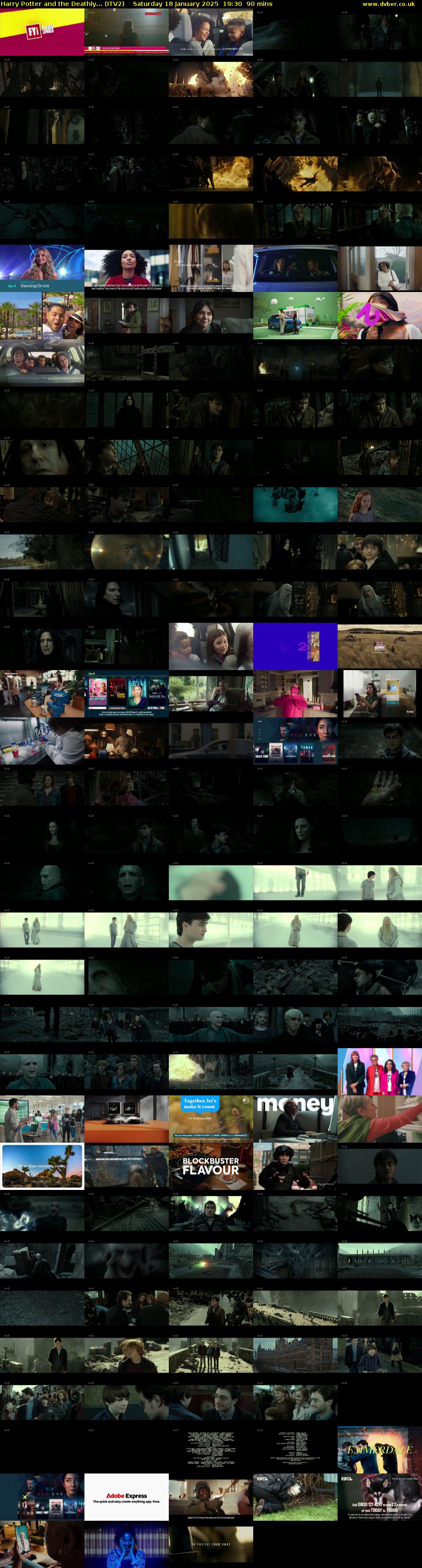 Harry Potter and the Deathly... (ITV2) Saturday 18 January 2025 19:30 - 21:00