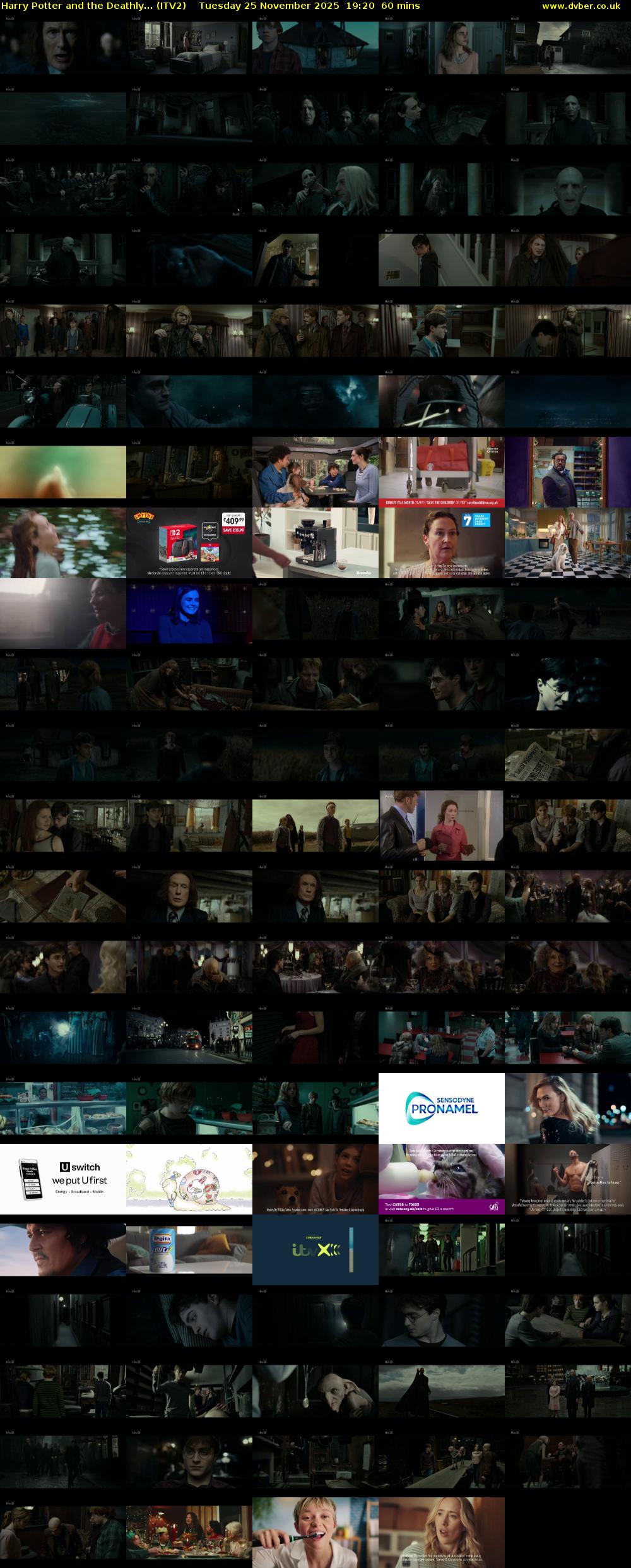 Harry Potter and the Deathly... (ITV2) Tuesday 25 November 2025 19:20 - 20:20