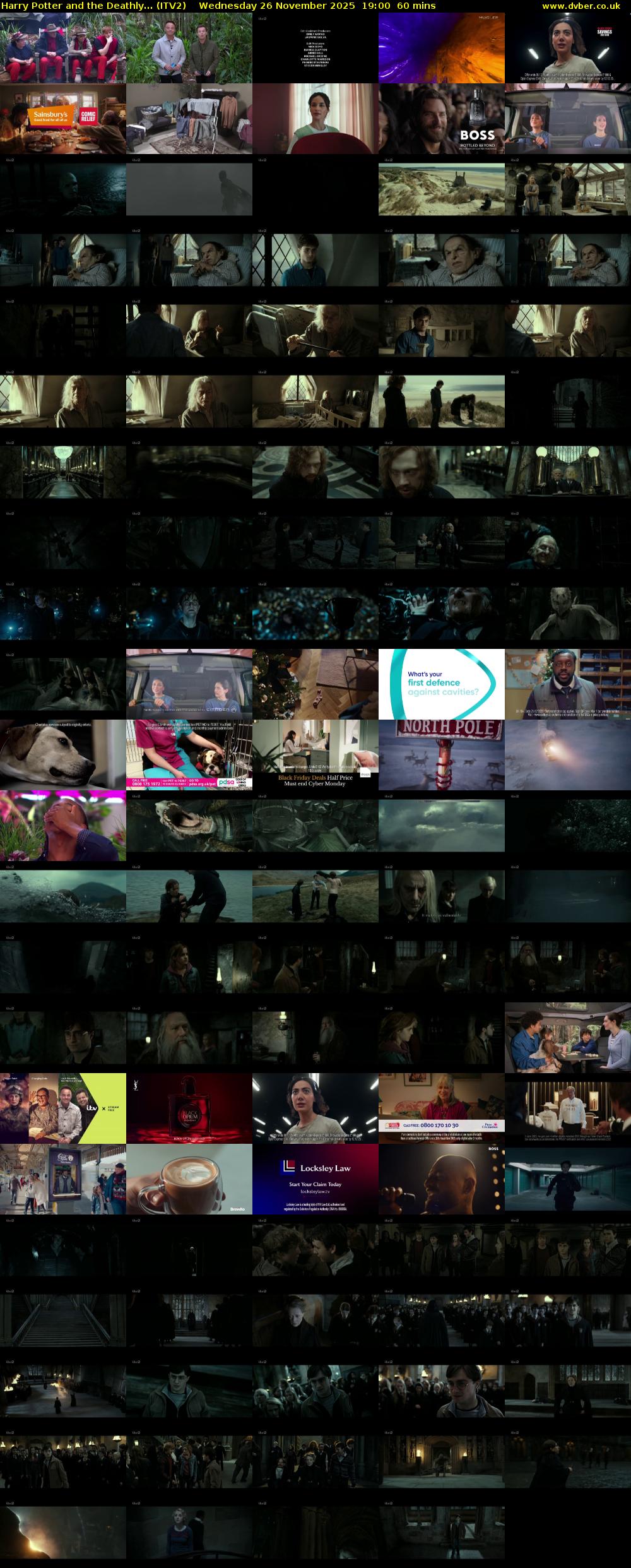 Harry Potter and the Deathly... (ITV2) Wednesday 26 November 2025 19:00 - 20:00