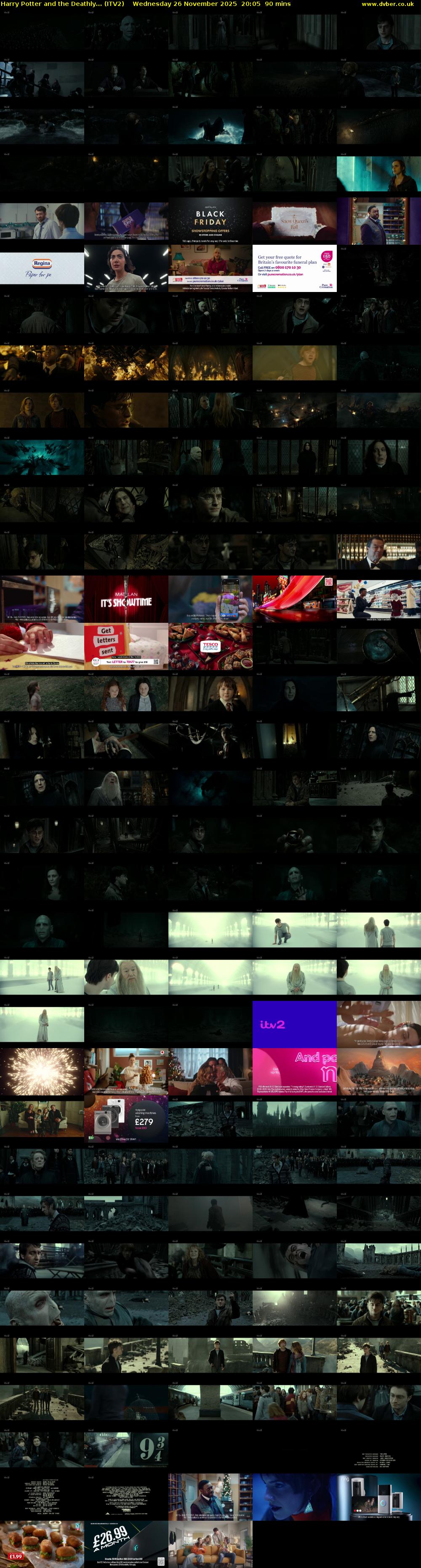 Harry Potter and the Deathly... (ITV2) Wednesday 26 November 2025 20:05 - 21:35