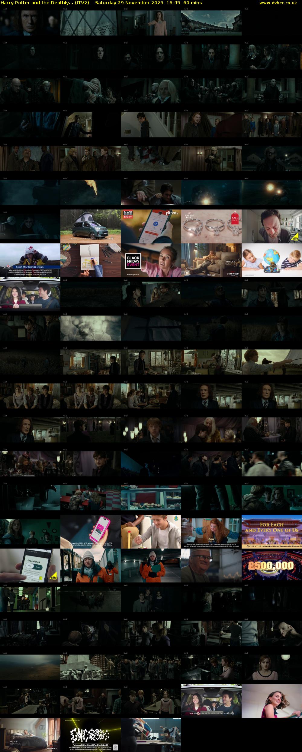 Harry Potter and the Deathly... (ITV2) Saturday 29 November 2025 16:45 - 17:45