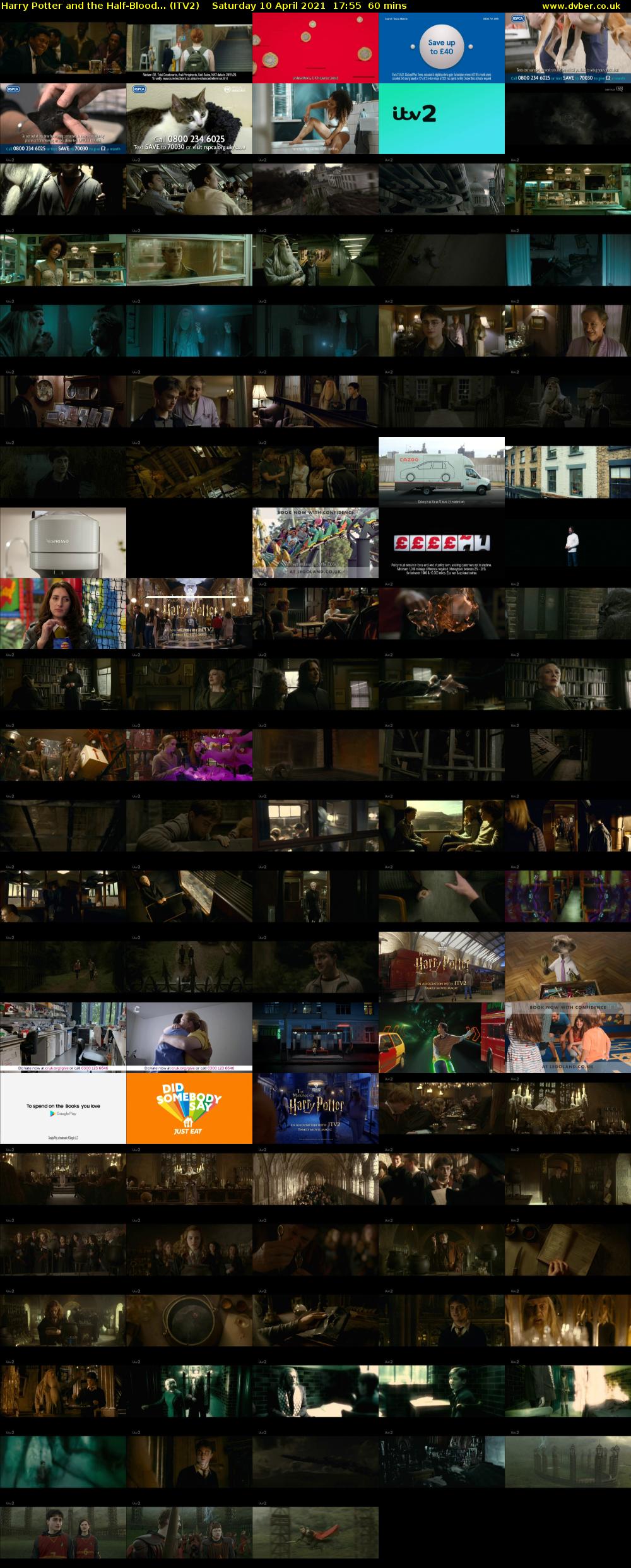 Harry Potter and the Half-Blood... (ITV2) Saturday 10 April 2021 17:55 - 18:55