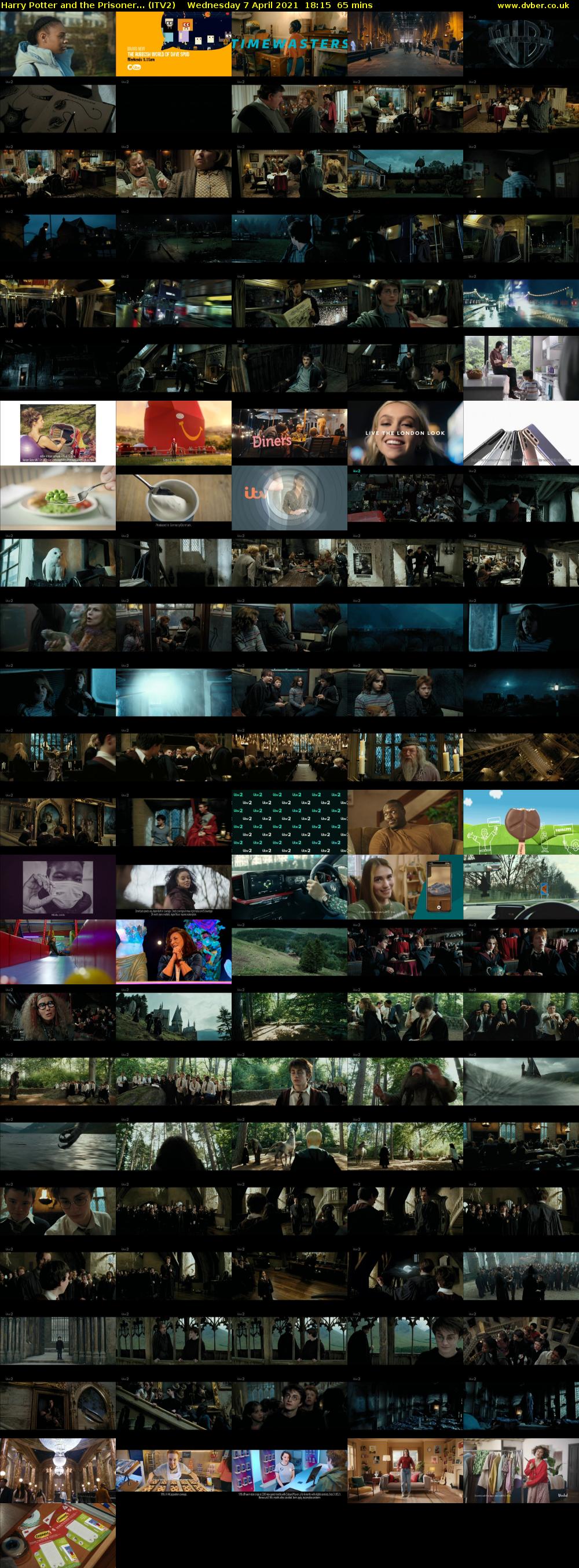 Harry Potter and the Prisoner... (ITV2) Wednesday 7 April 2021 18:15 - 19:20