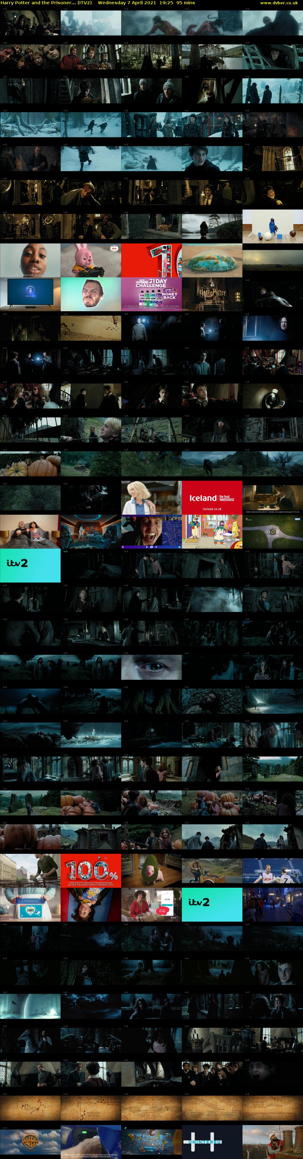 Harry Potter and the Prisoner... (ITV2) Wednesday 7 April 2021 19:25 - 21:00