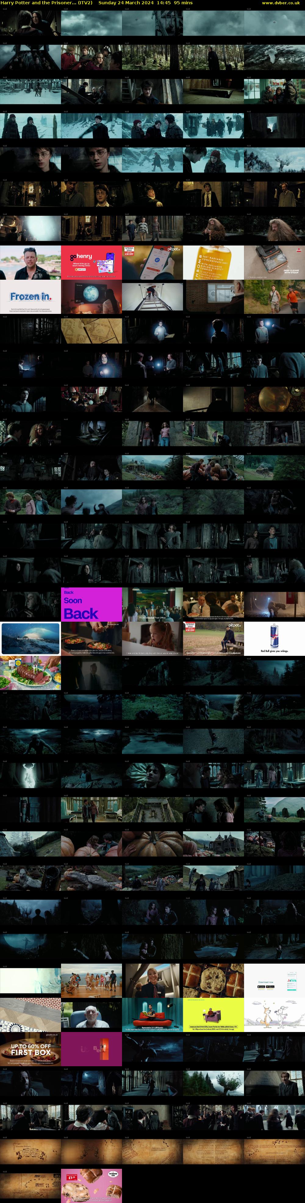 Harry Potter and the Prisoner... (ITV2) Sunday 24 March 2024 14:45 - 16:20