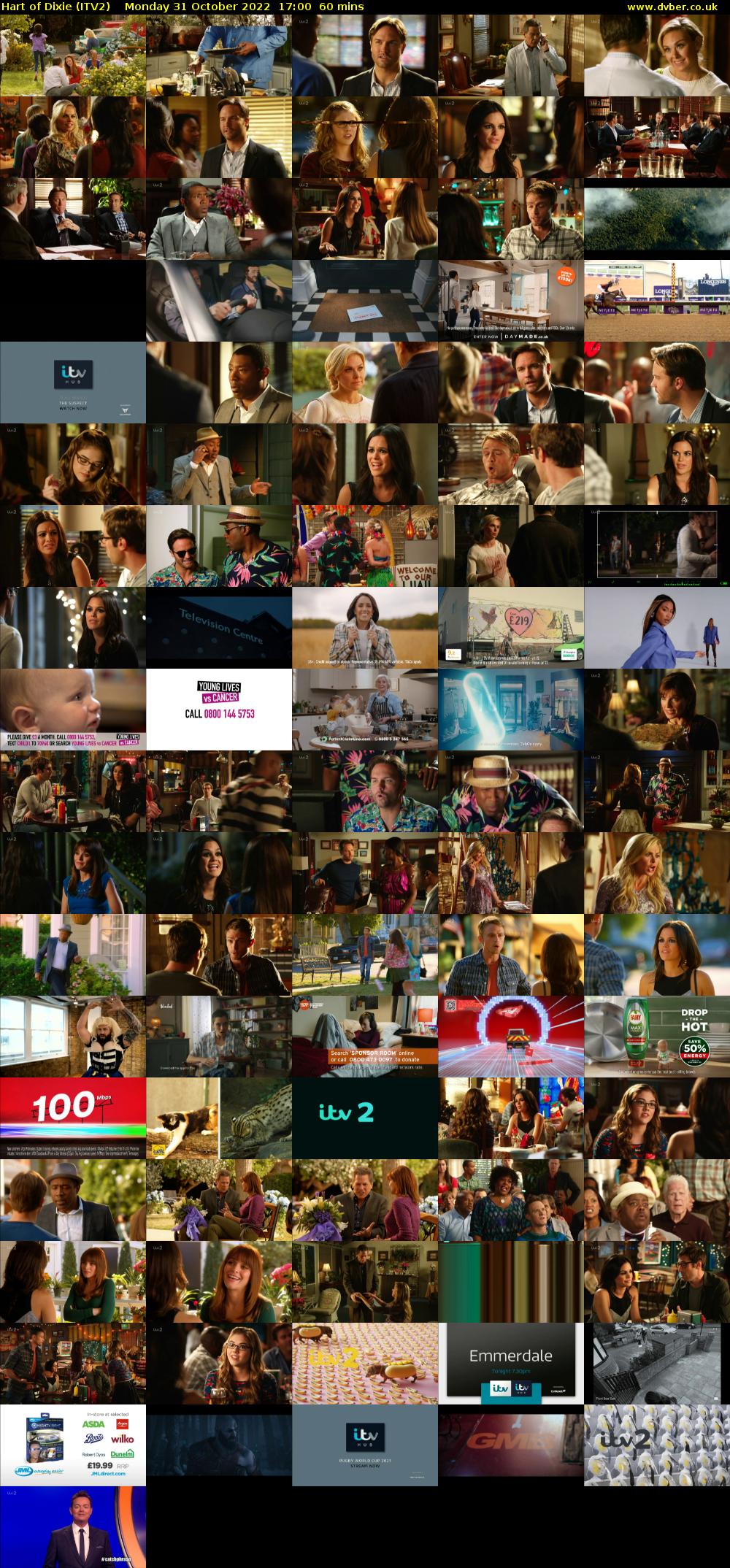 Hart of Dixie (ITV2) Monday 31 October 2022 17:00 - 18:00