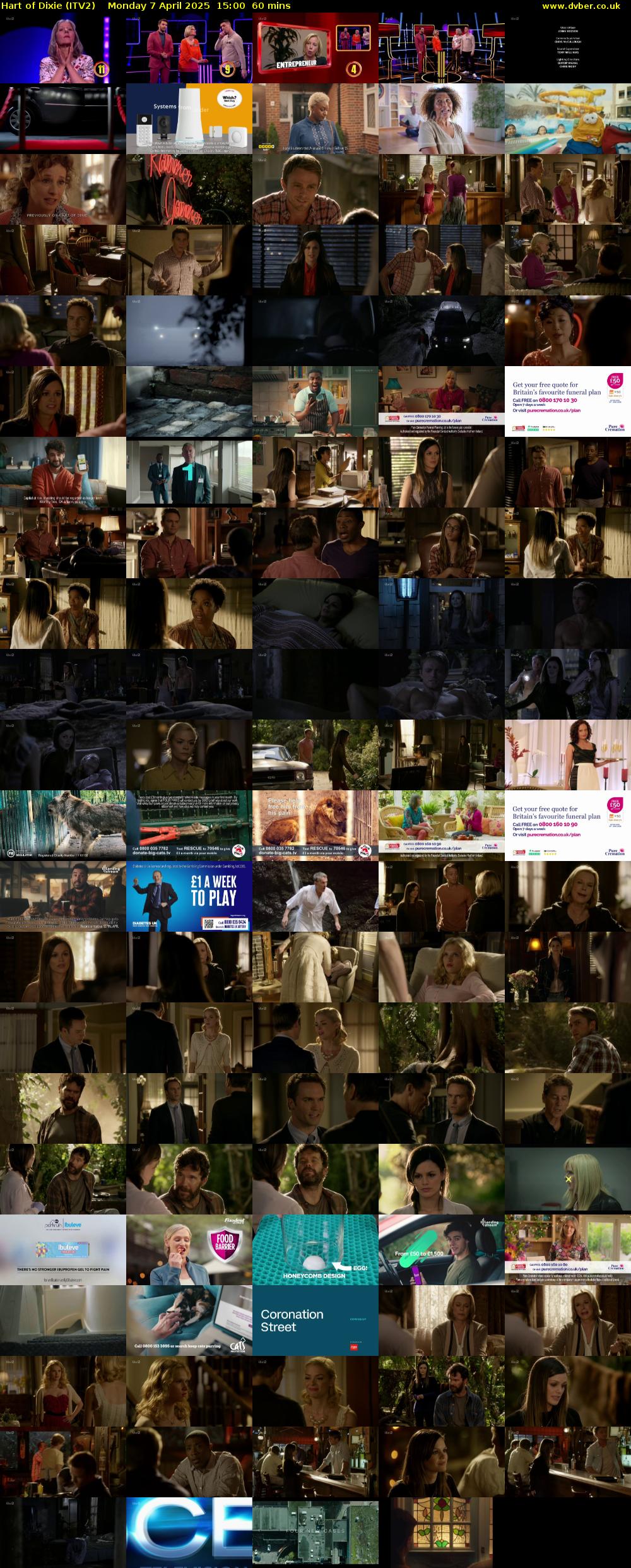 Hart of Dixie (ITV2) Monday 7 April 2025 15:00 - 16:00