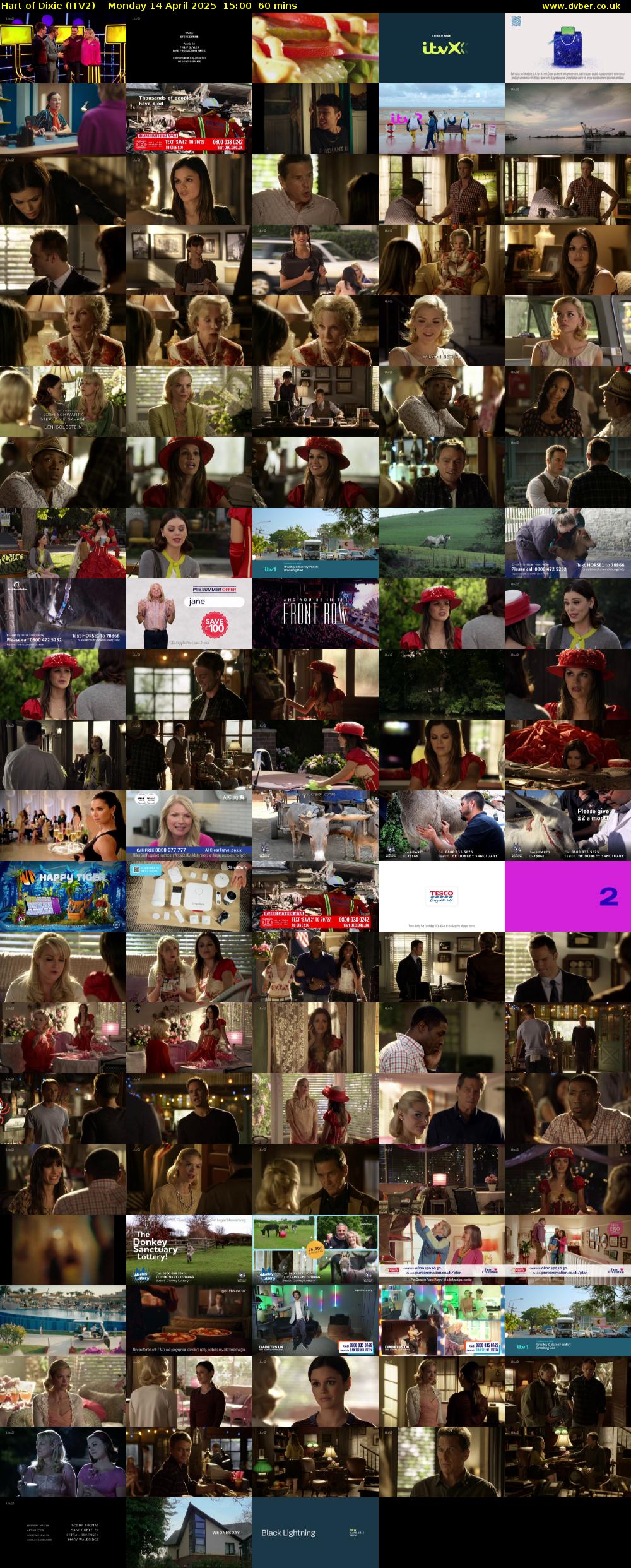 Hart of Dixie (ITV2) Monday 14 April 2025 15:00 - 16:00