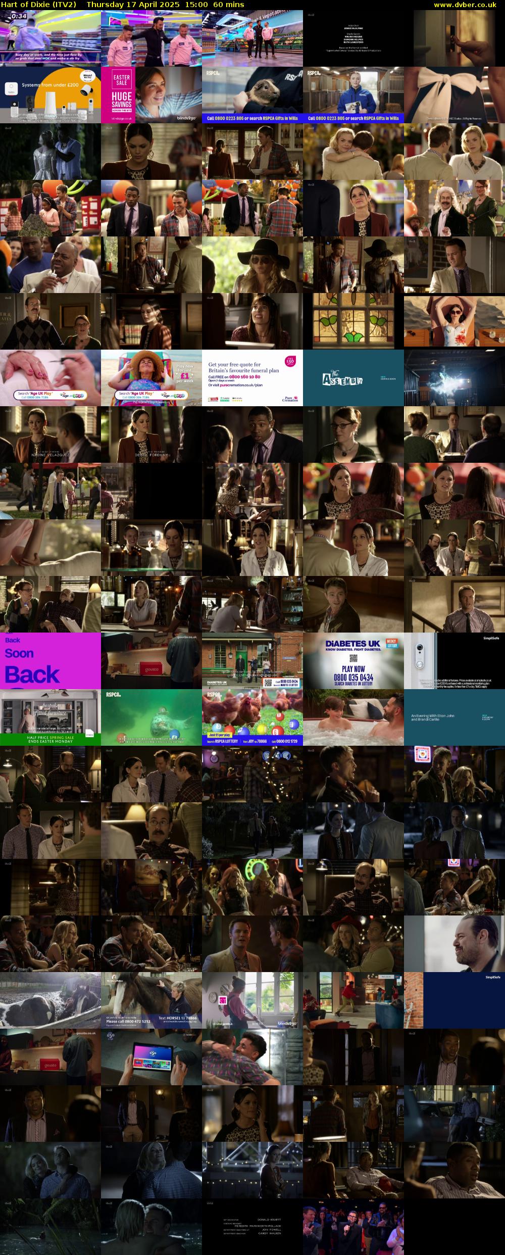 Hart of Dixie (ITV2) Thursday 17 April 2025 15:00 - 16:00