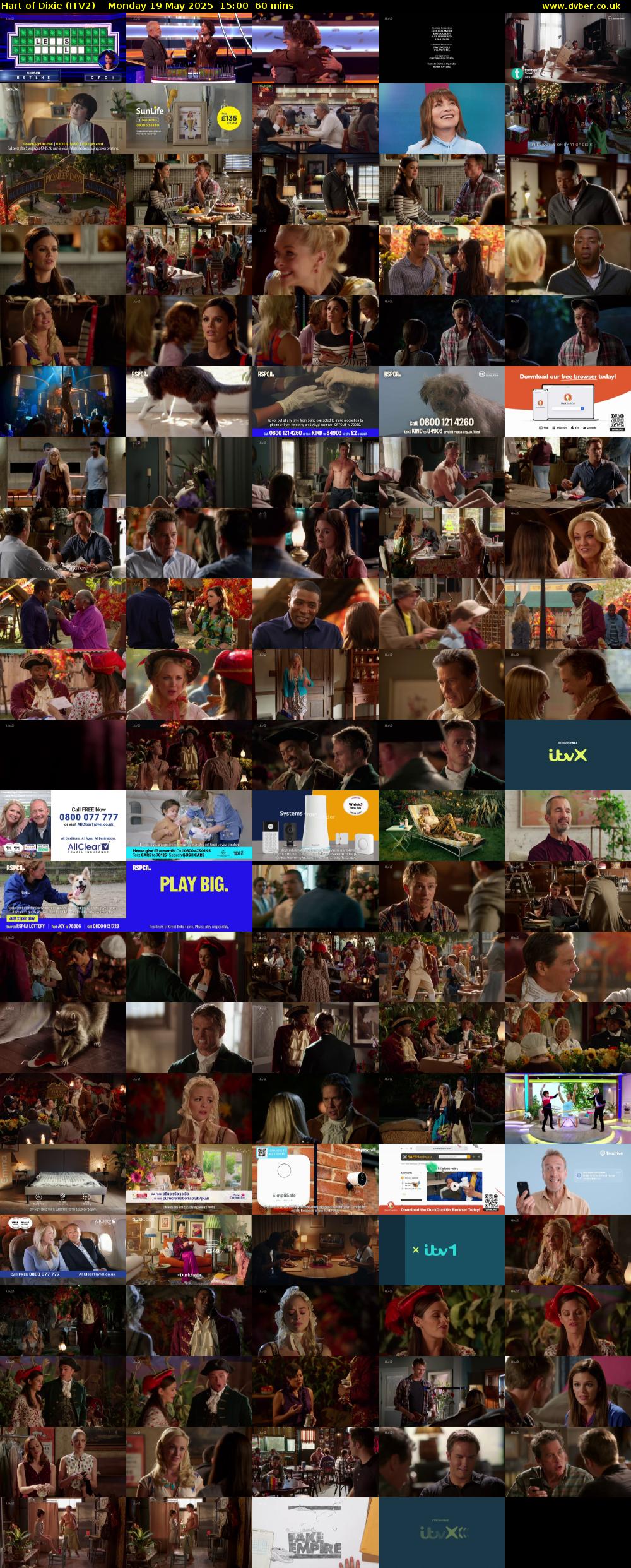 Hart of Dixie (ITV2) Monday 19 May 2025 15:00 - 16:00