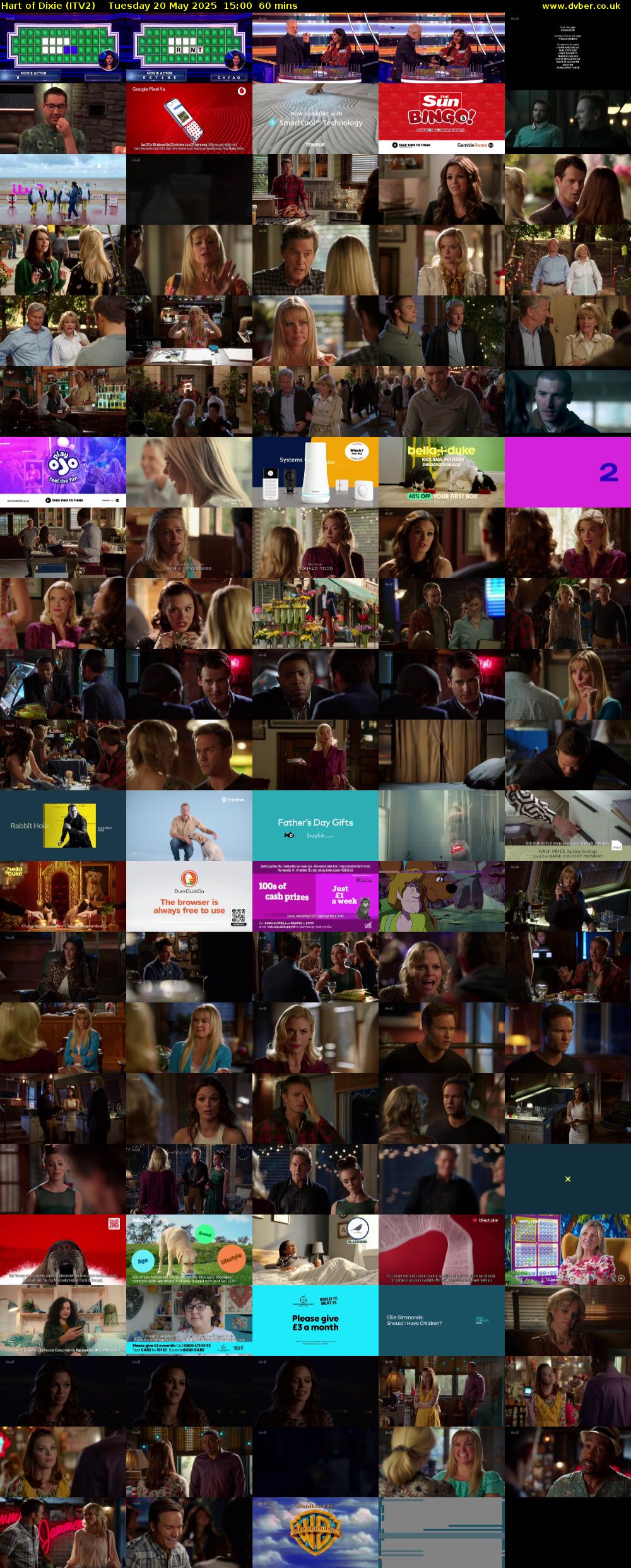Hart of Dixie (ITV2) Tuesday 20 May 2025 15:00 - 16:00