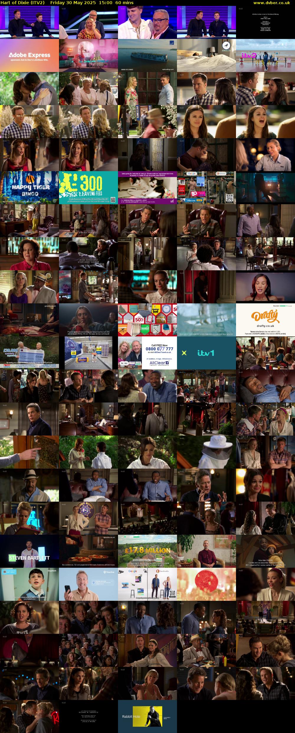 Hart of Dixie (ITV2) Friday 30 May 2025 15:00 - 16:00