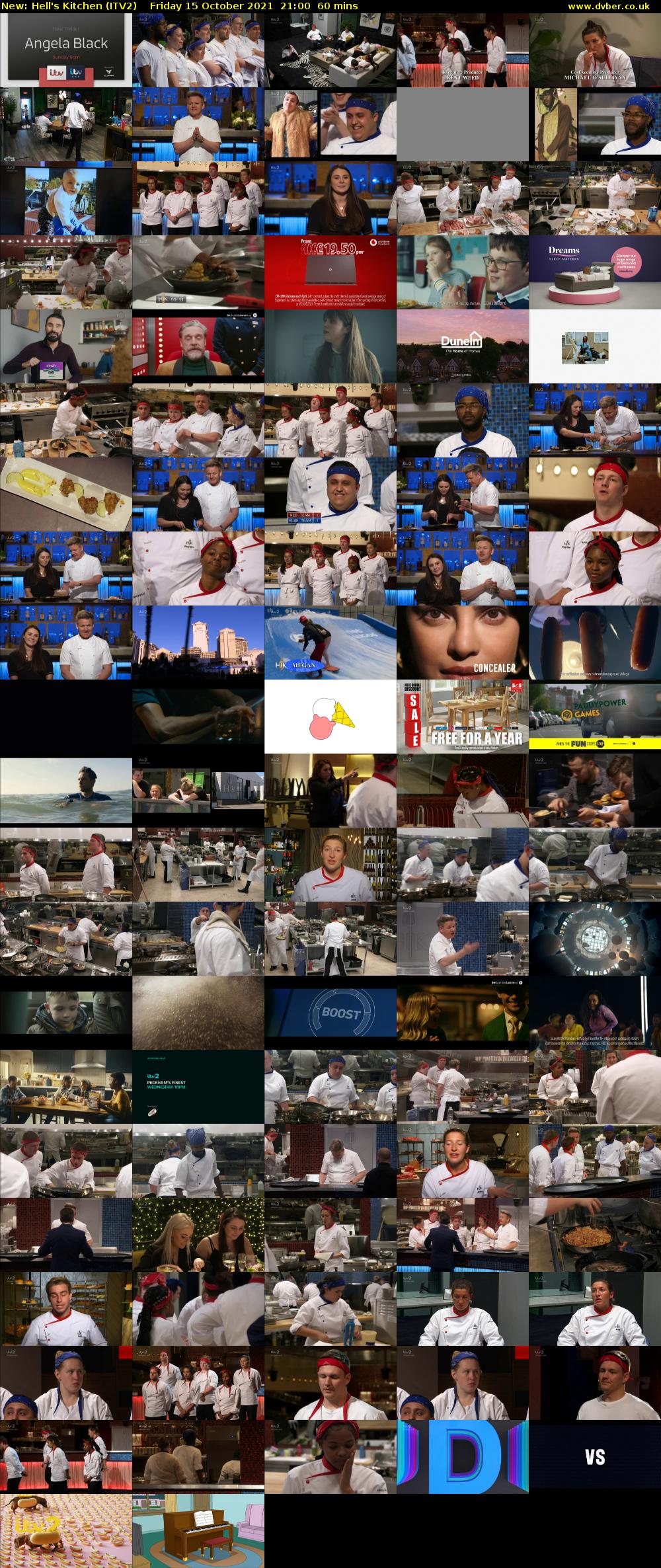 Hell's Kitchen (ITV2) Friday 15 October 2021 21:00 - 22:00