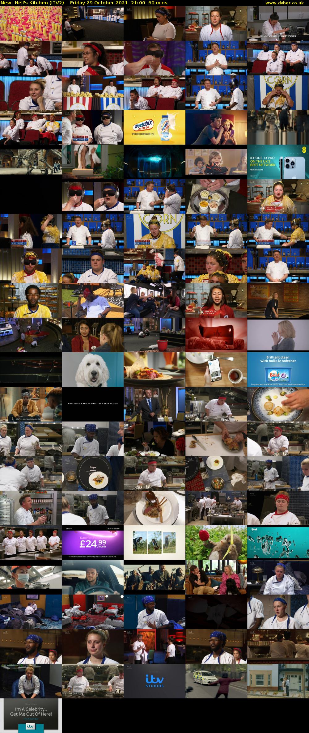 Hell's Kitchen (ITV2) Friday 29 October 2021 21:00 - 22:00