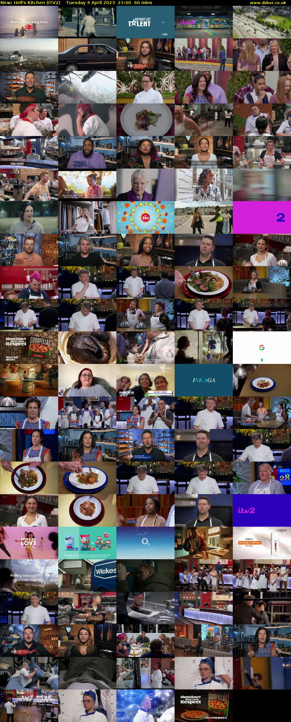 Hell's Kitchen (ITV2) Tuesday 4 April 2023 21:00 - 22:00