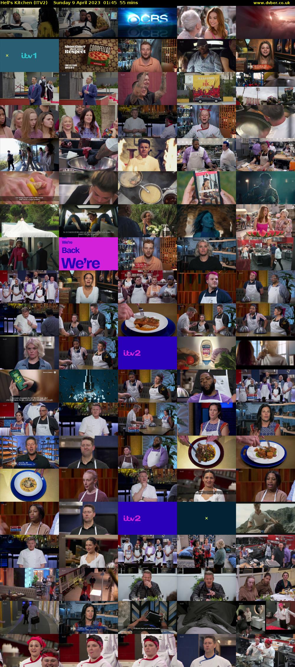 Hell's Kitchen (ITV2) Sunday 9 April 2023 01:45 - 02:40