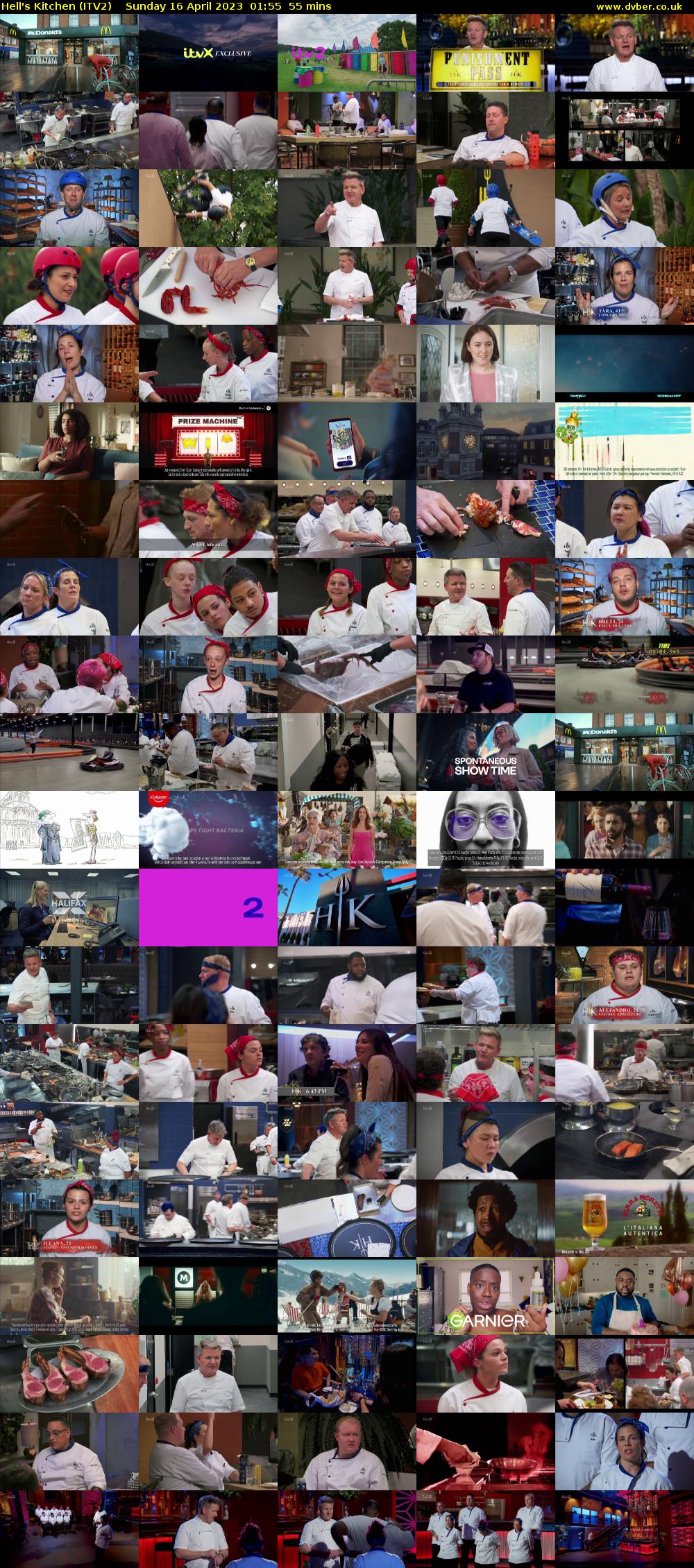 Hell's Kitchen (ITV2) Sunday 16 April 2023 01:55 - 02:50
