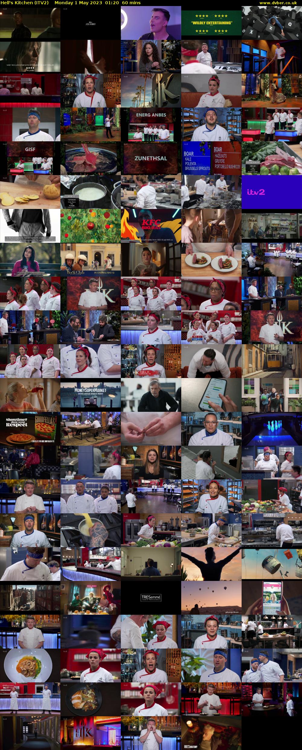 Hell's Kitchen (ITV2) Monday 1 May 2023 01:20 - 02:20
