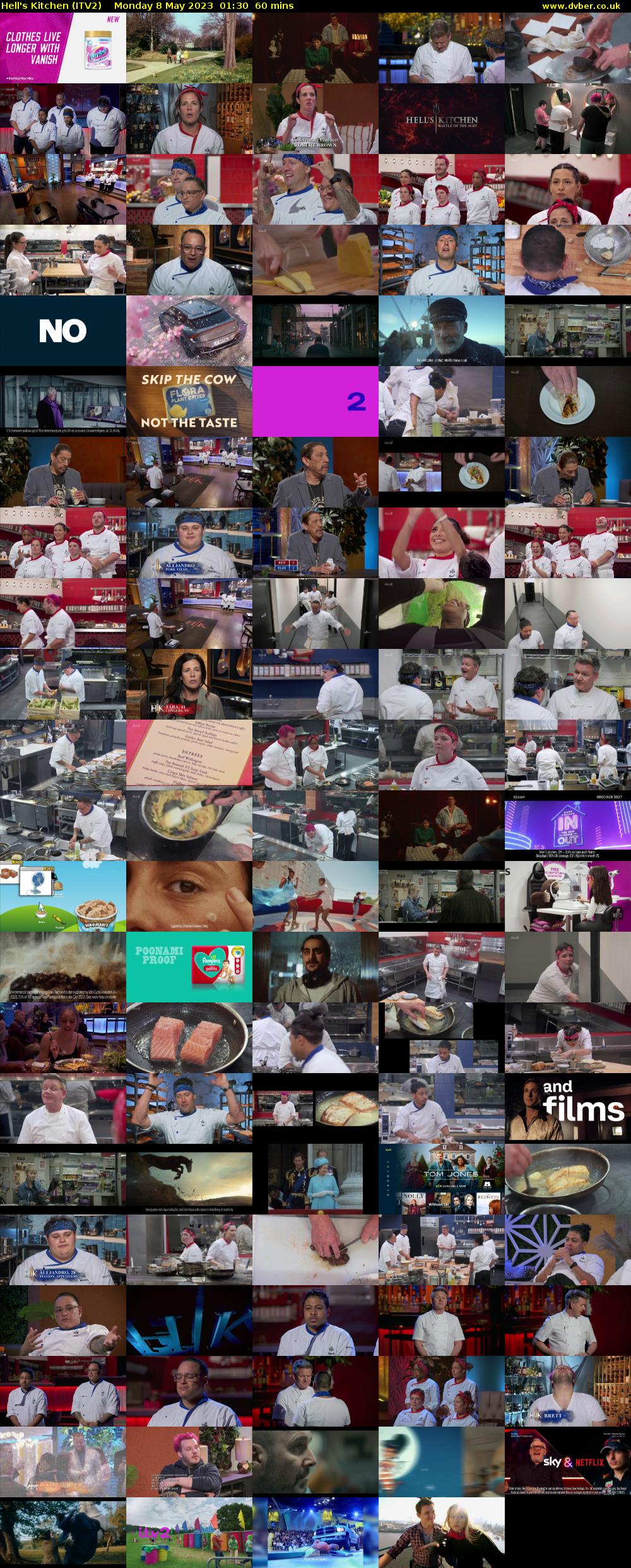 Hell's Kitchen (ITV2) Monday 8 May 2023 01:30 - 02:30
