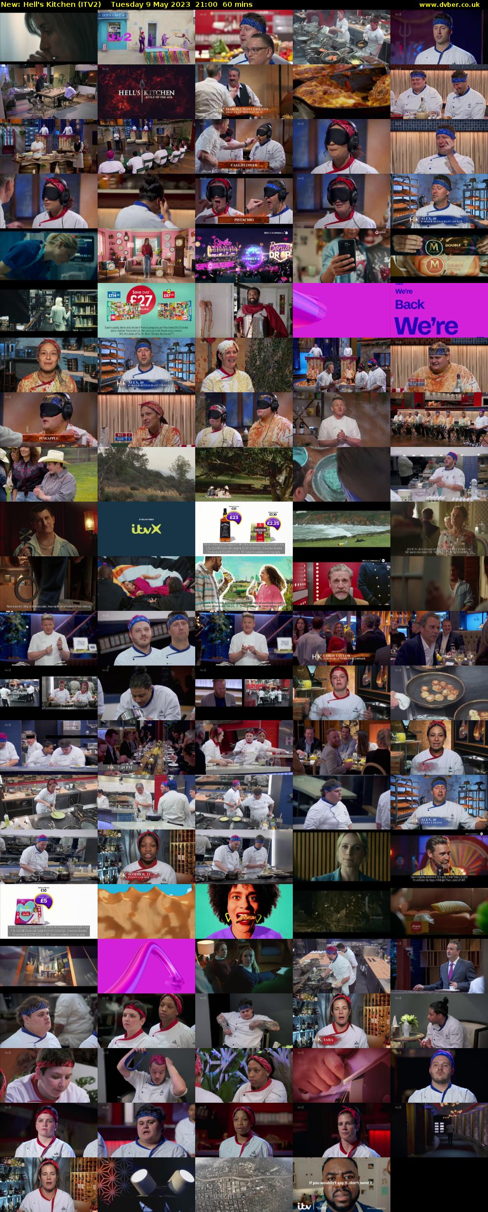 Hell's Kitchen (ITV2) Tuesday 9 May 2023 21:00 - 22:00