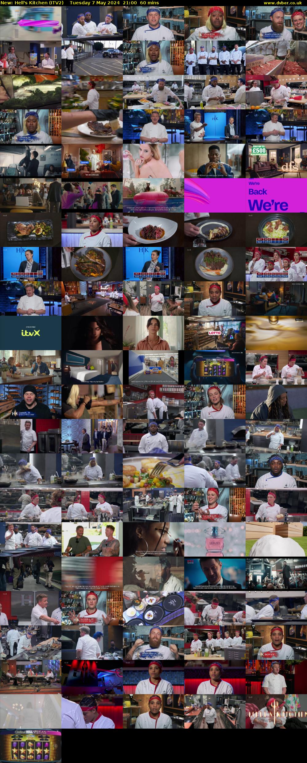 Hell's Kitchen (ITV2) Tuesday 7 May 2024 21:00 - 22:00