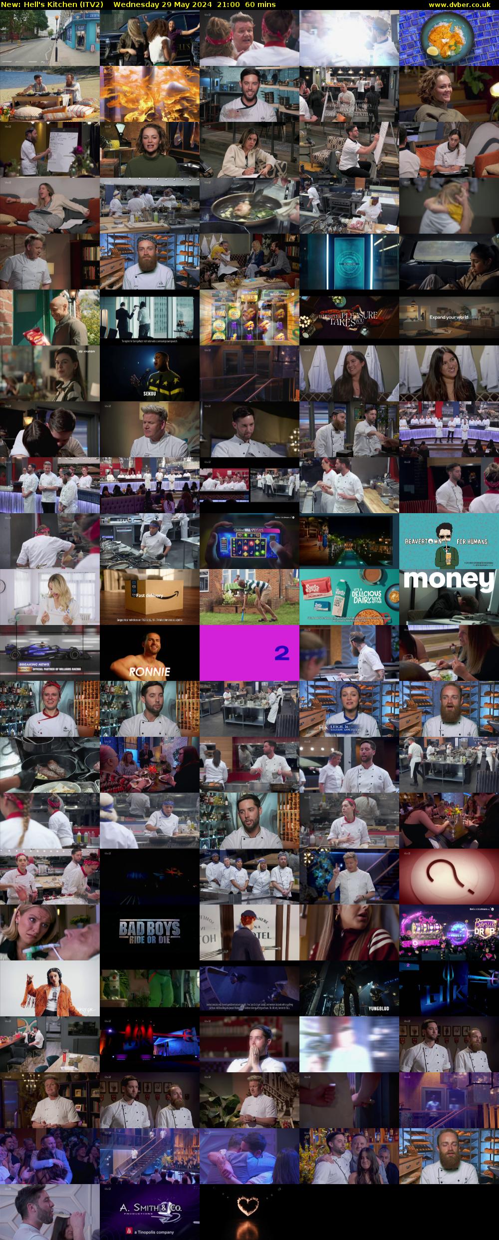 Hell's Kitchen (ITV2) Wednesday 29 May 2024 21:00 - 22:00