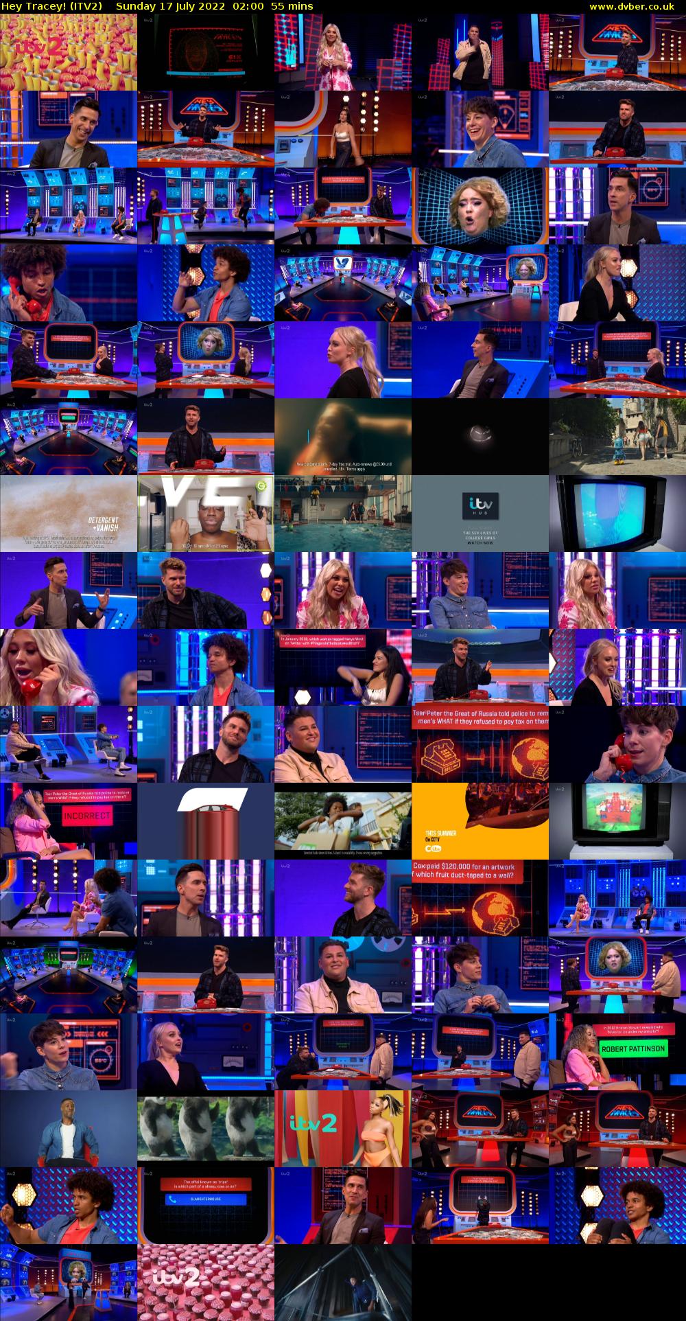 Hey Tracey! (ITV2) Sunday 17 July 2022 02:00 - 02:55