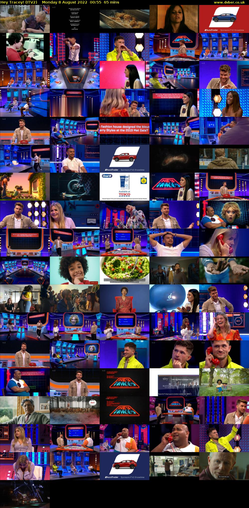 Hey Tracey! (ITV2) Monday 8 August 2022 00:55 - 02:00