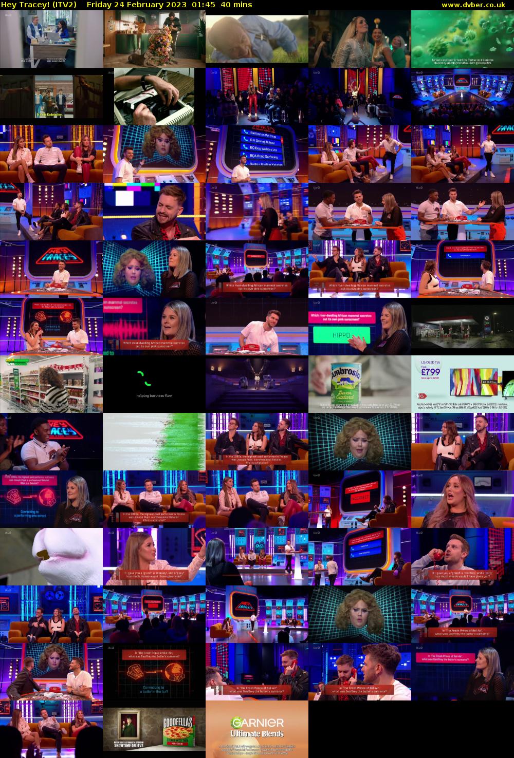 Hey Tracey! (ITV2) Friday 24 February 2023 01:45 - 02:25