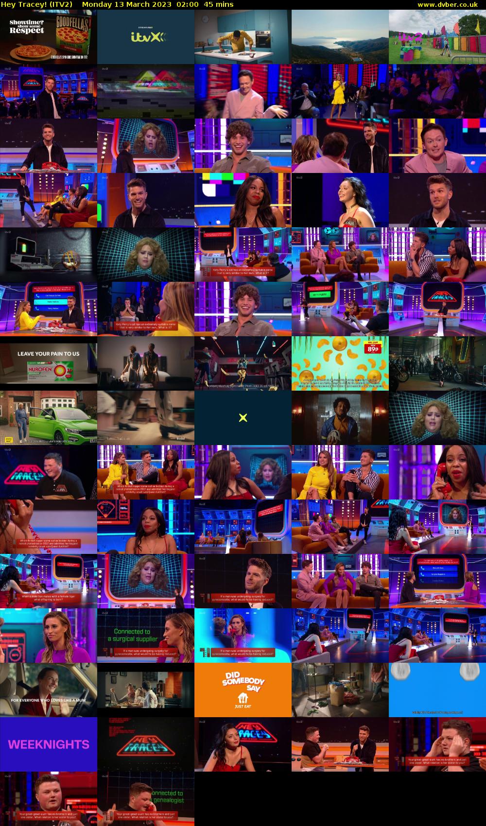 Hey Tracey! (ITV2) Monday 13 March 2023 02:00 - 02:45