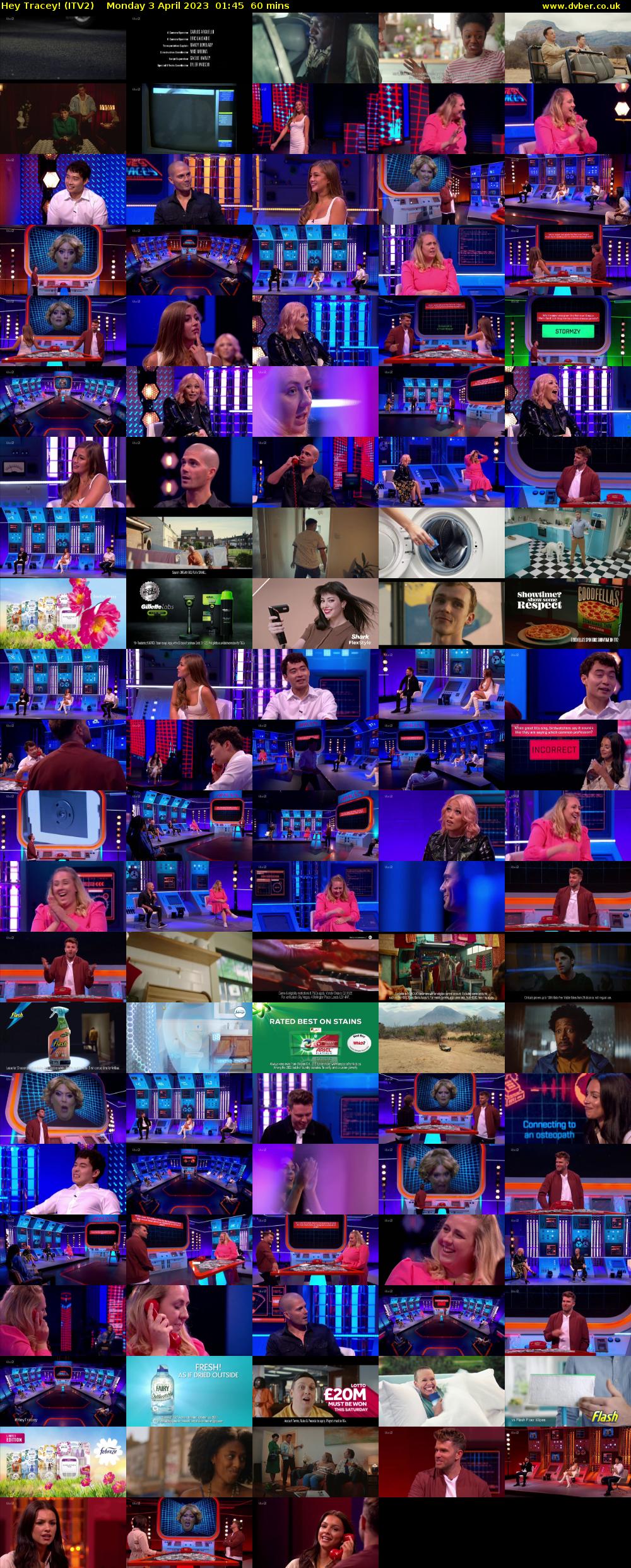 Hey Tracey! (ITV2) Monday 3 April 2023 01:45 - 02:45
